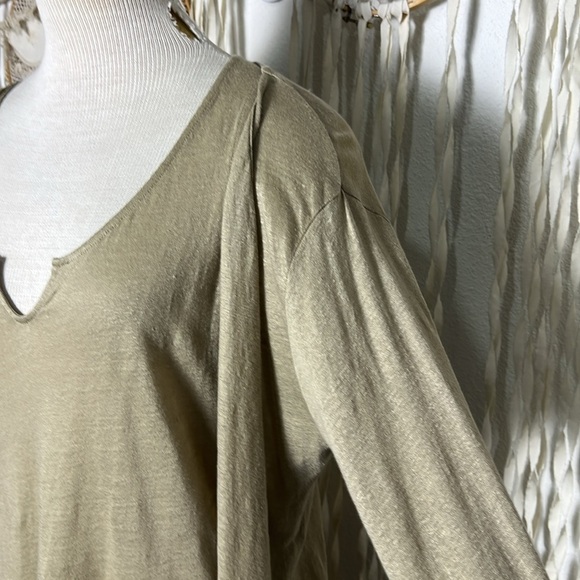 Majestic Filatures 100% Linen Tan Tank and Cardigan Set Size 3/M - Picture 3 of 12